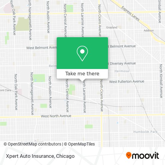 Mapa de Xpert Auto Insurance