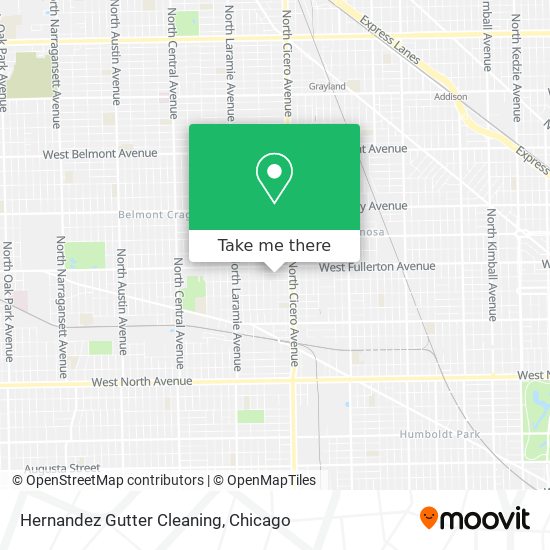 Hernandez Gutter Cleaning map