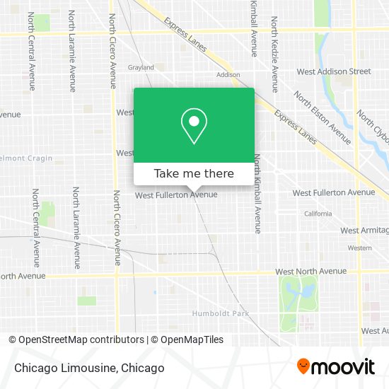 Mapa de Chicago Limousine