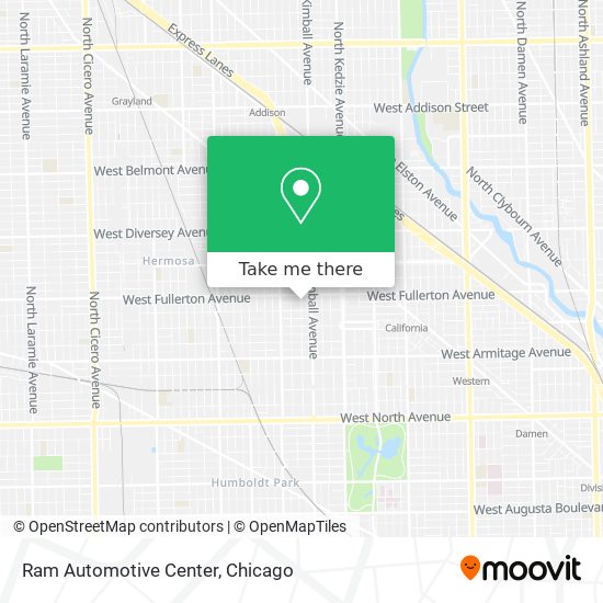 Ram Automotive Center map