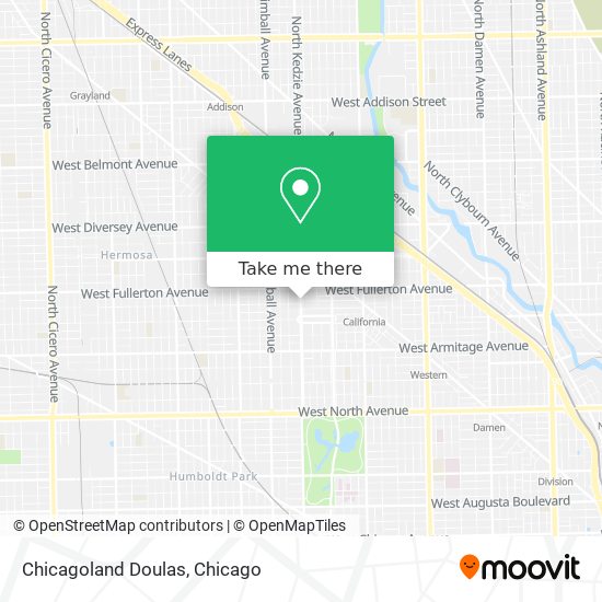 Chicagoland Doulas map