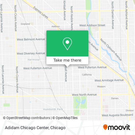 Adidam Chicago Center map