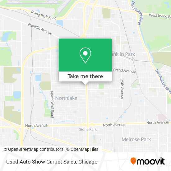 Mapa de Used Auto Show Carpet Sales