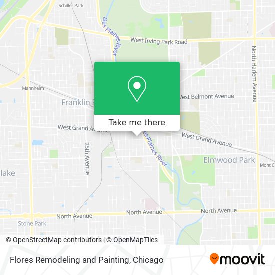 Flores Remodeling and Painting map