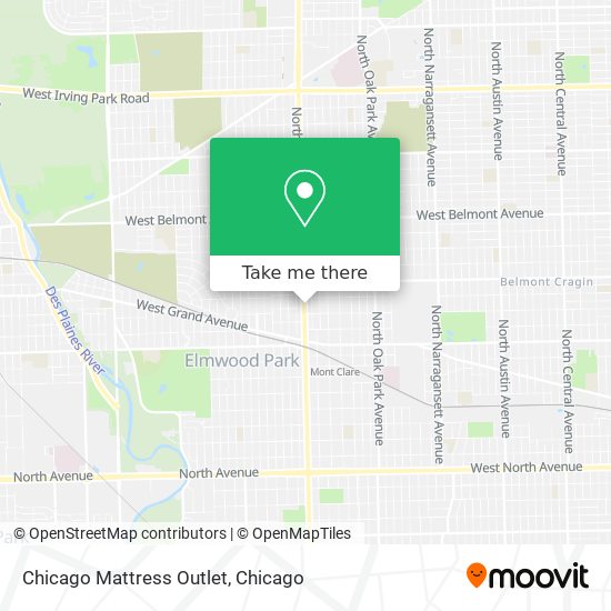 Chicago Mattress Outlet map