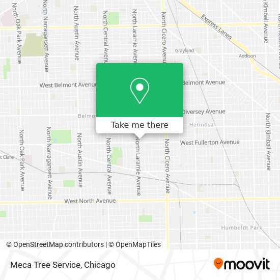 Meca Tree Service map