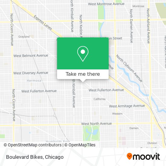 Boulevard Bikes map