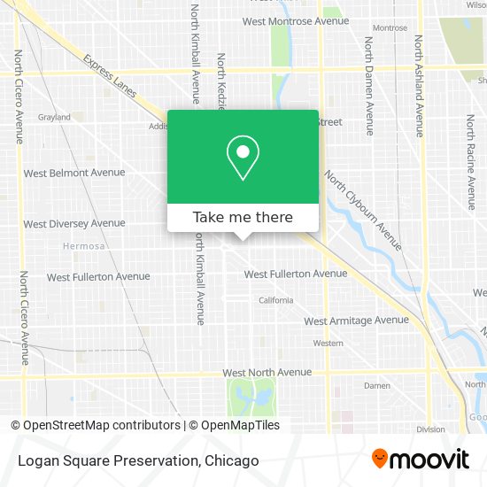 Logan Square Preservation map