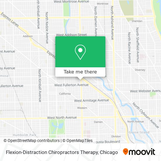 Mapa de Flexion-Distraction Chiropractors Therapy