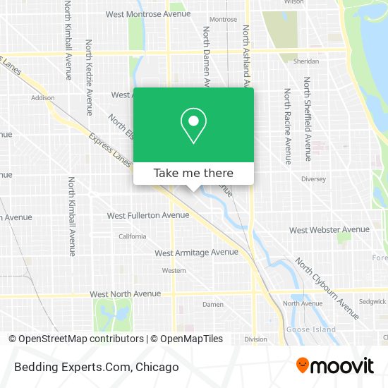 Bedding Experts.Com map