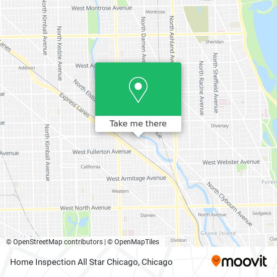 Home Inspection All Star Chicago map