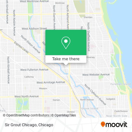 Sir Grout Chicago map