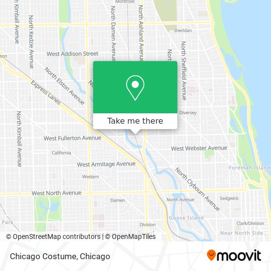 Mapa de Chicago Costume