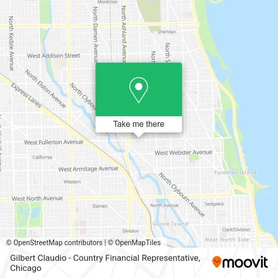 Gilbert Claudio - Country Financial Representative map