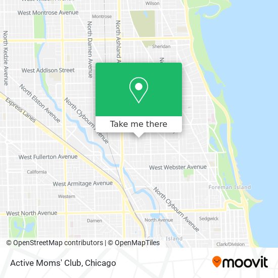 Active Moms' Club map