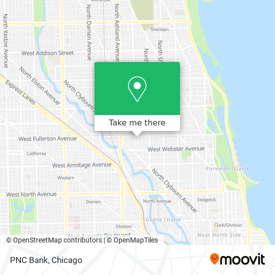 PNC Bank map