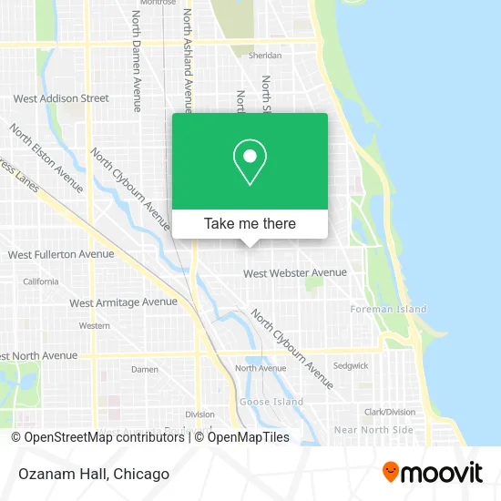 Ozanam Hall map