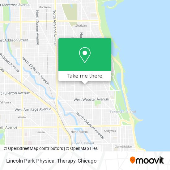 Lincoln Park Physical Therapy map