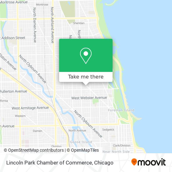 Mapa de Lincoln Park Chamber of Commerce