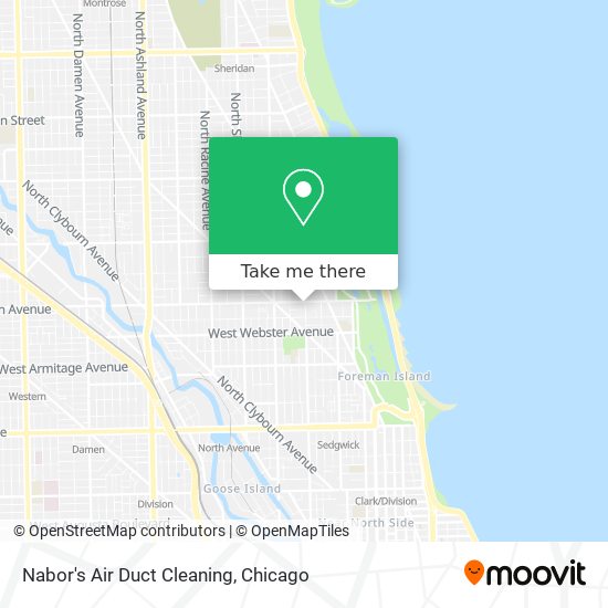 Nabor's Air Duct Cleaning map