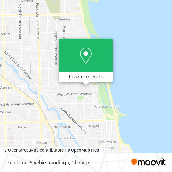 Pandora Psychic Readings map