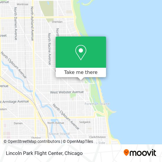 Mapa de Lincoln Park Flight Center