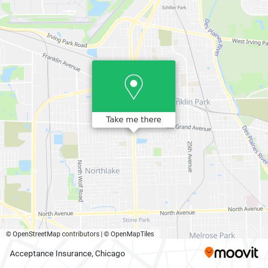 Acceptance Insurance map