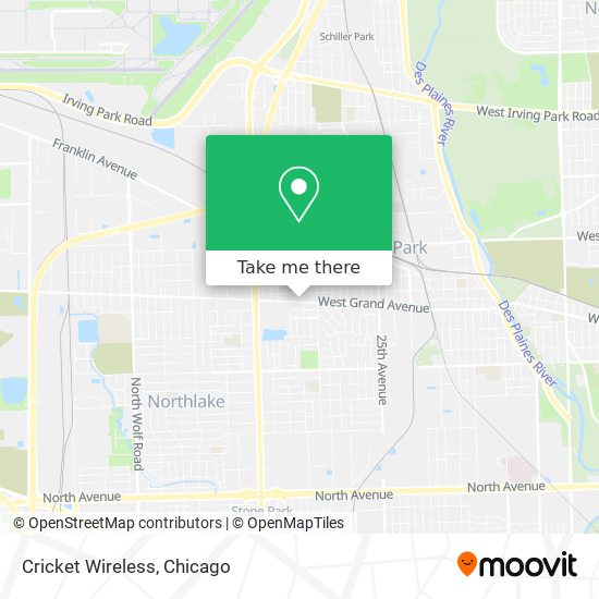 Cricket Wireless map