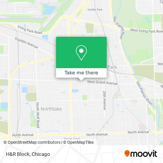 H&R Block map