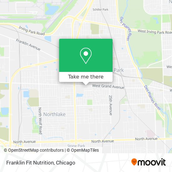 Franklin Fit Nutrition map