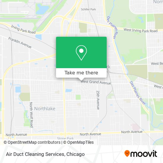 Mapa de Air Duct Cleaning Services