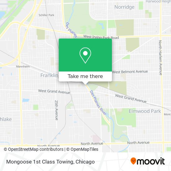 Mongoose 1st Class Towing map