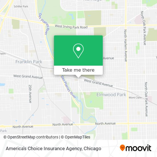 Mapa de America's Choice Insurance Agency