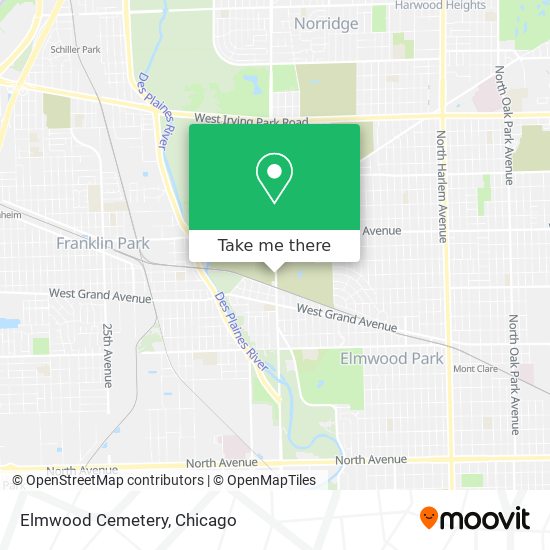 Mapa de Elmwood Cemetery