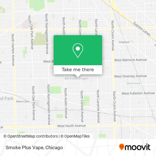 Smoke Plus Vape map