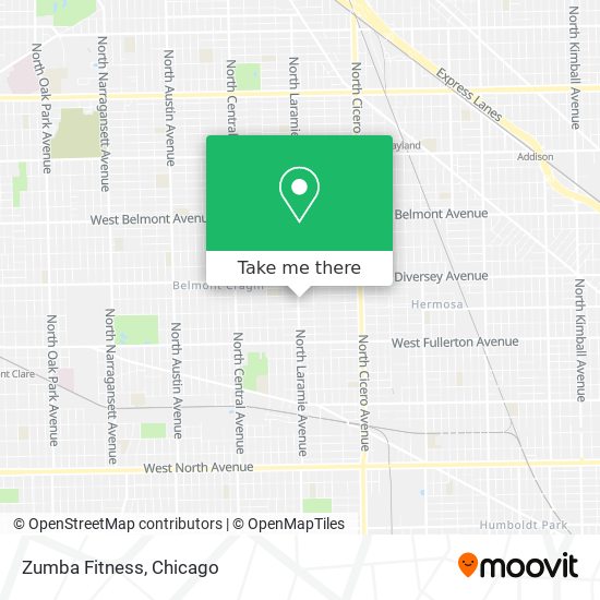 Zumba Fitness map