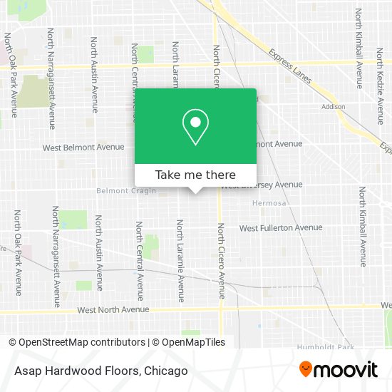 Asap Hardwood Floors map