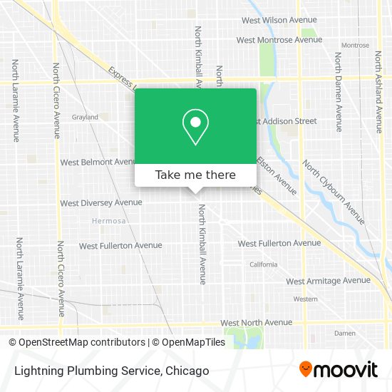 Lightning Plumbing Service map
