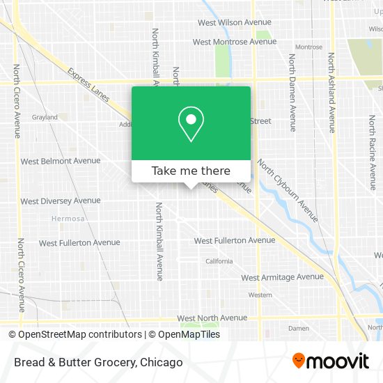 Bread & Butter Grocery map