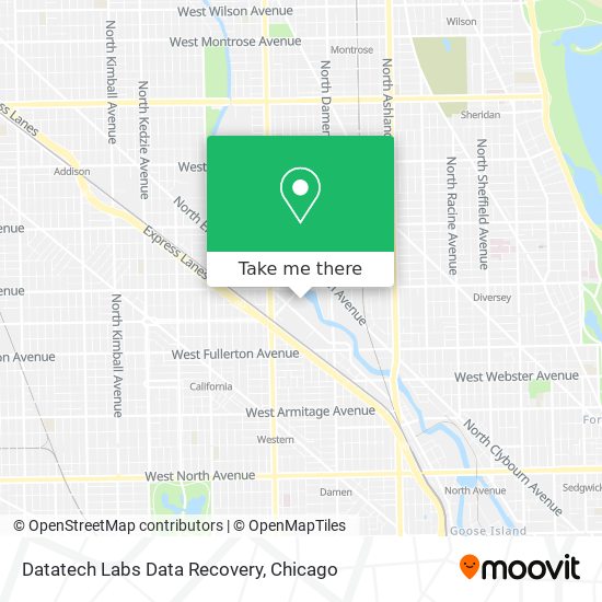 Mapa de Datatech Labs Data Recovery