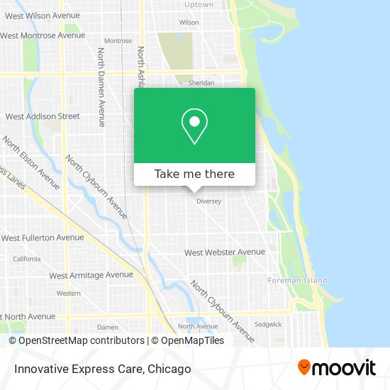 Innovative Express Care map