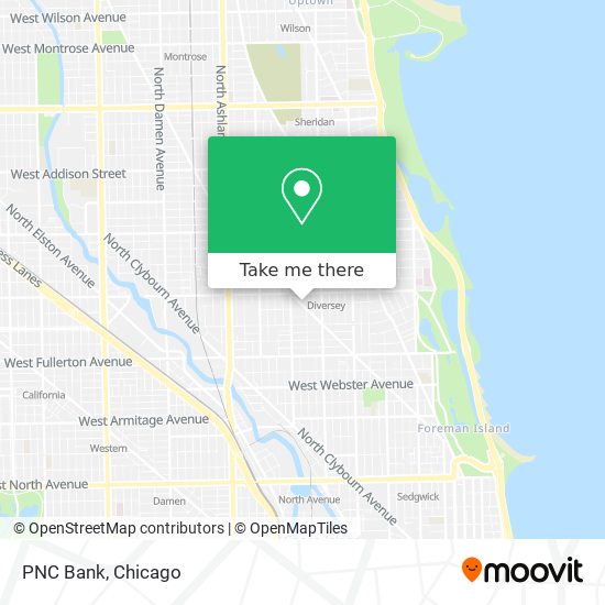 PNC Bank map