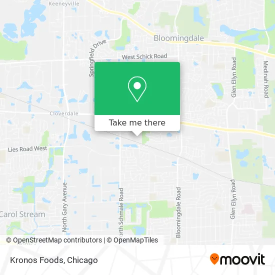 Kronos Foods map