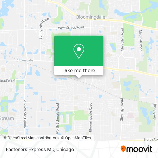 Fasteners Express MD map