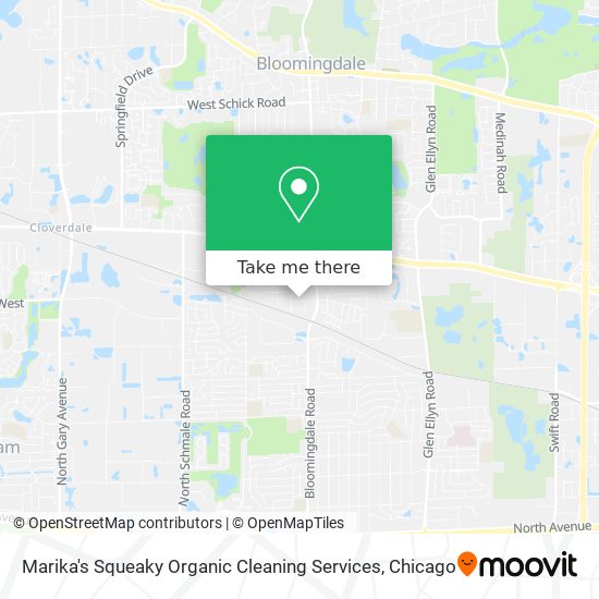 Marika's Squeaky Organic Cleaning Services map