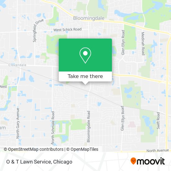 O & T Lawn Service map