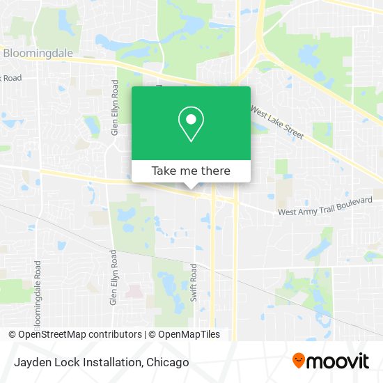 Jayden Lock Installation map