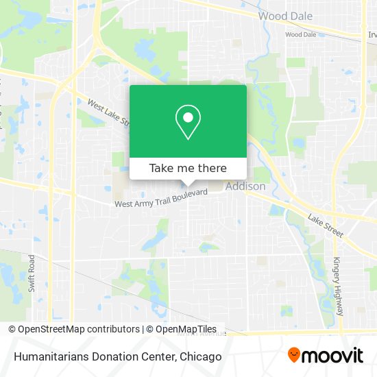 Humanitarians Donation Center map