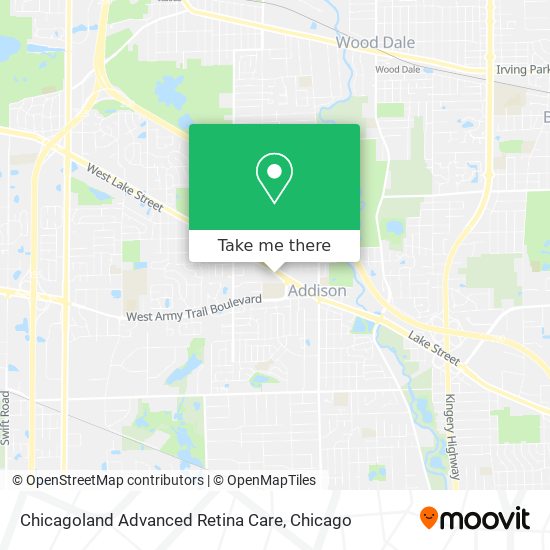 Chicagoland Advanced Retina Care map