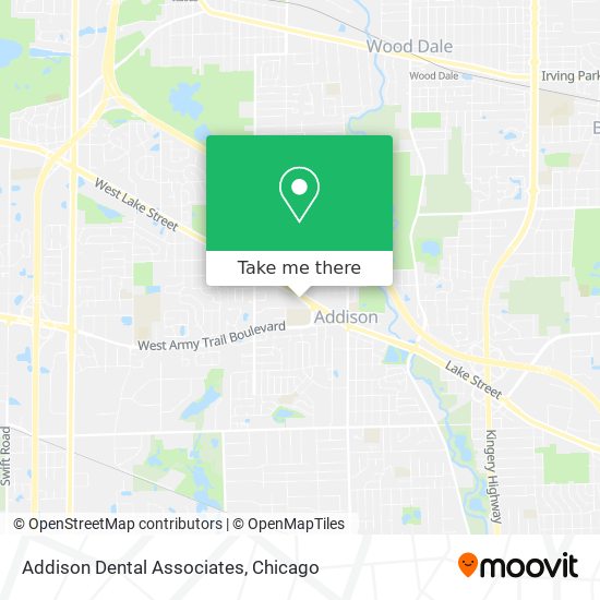 Mapa de Addison Dental Associates